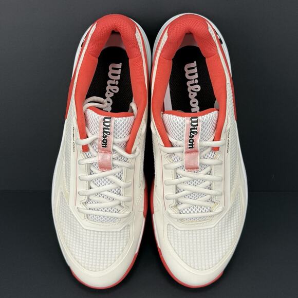 Wilson Rush Pro 5 SAMPLE Men’s Tennis Shoes Size 10 White/Red 145464 New main image 8